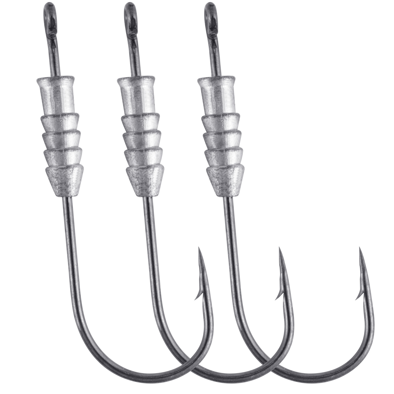 5/10pcs Fishing Weighted Worm  - đánh giá và giá Fishing Hook Offset