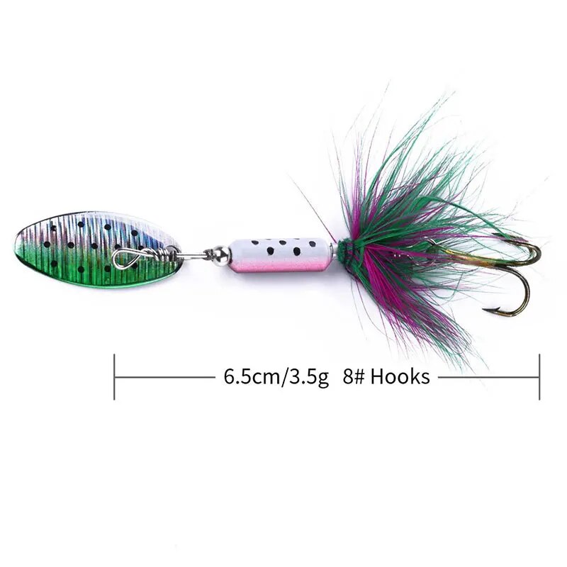 Metal VIB Lures 1PCS 3.5g Feat - đánh giá và giá Fishing Hook Offset